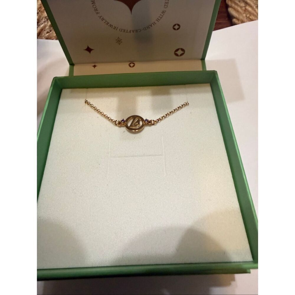 Myka Women's Gold-Tone A Highlight In Life Mamba LA Lakers Bracelet Jewelry NWOT